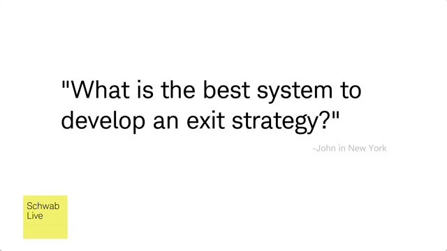 Exit strategies for options trading