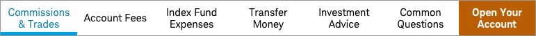 Light background pinned nav