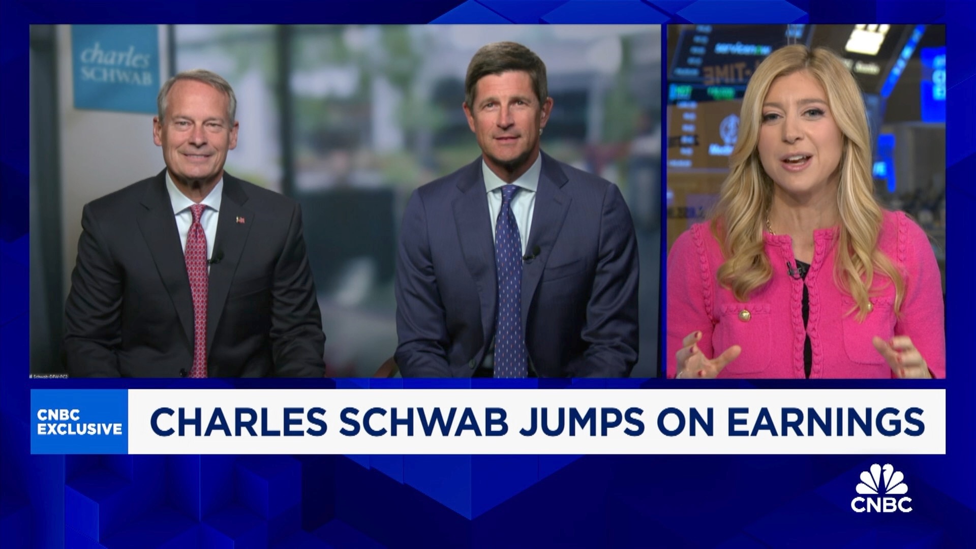 Schwab Co-Chairman And CEO Walt Bettinger And President Rick Wurster On ...